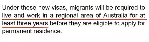 独家首发！新签证细节爆出！偏远地区重新划分范围扩大！可移民职业激增！ - 2