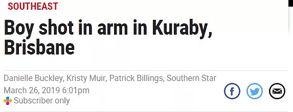 布市南区Kuraby凌晨枪击案，一名男孩中枪！事发地临近清真寺，警方否认有联系 - 1