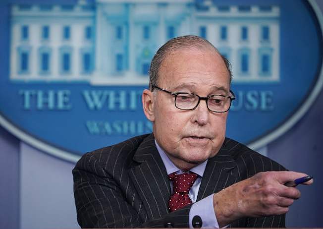 白宫经济顾问库德洛称，中方首次承认存在智慧财产权窃盗问题。 （Getty Images）