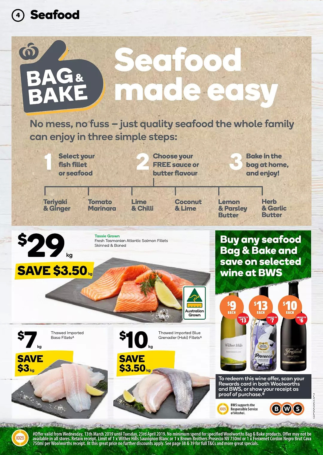 Woolworths 4月10日-4月16日折扣，虾肉沙拉半价 - 4