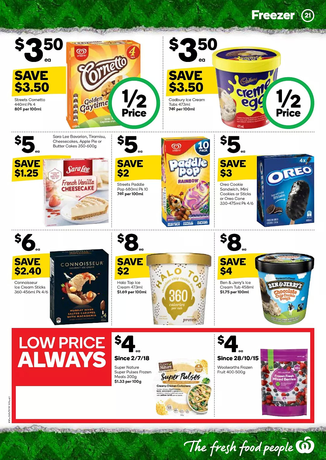 Woolworths 4月10日-4月16日折扣，虾肉沙拉半价 - 21