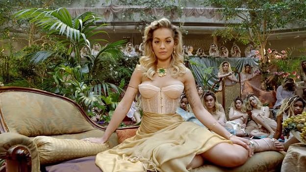 Rita Ora in the video for Girls