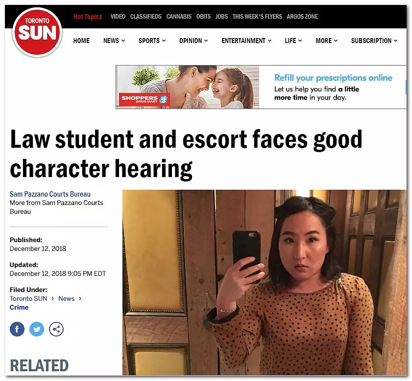 从事性工作的加拿大华裔女律师曝更多性感照（组图） - 4