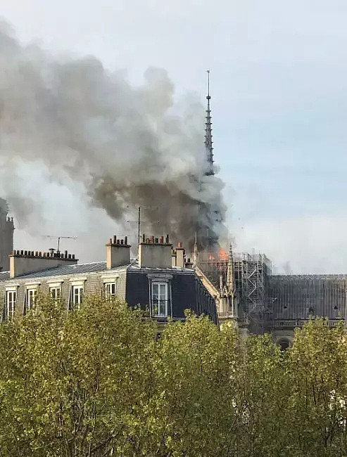 突发！巴黎圣母院大火！800年古迹被焚毁，全人类最伤心的一天…（视频/组图） - 7