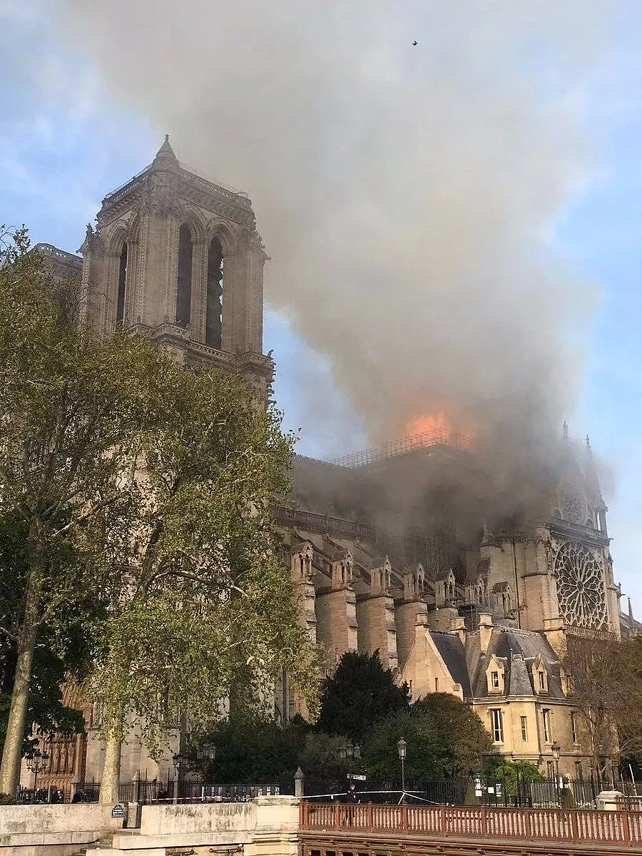 突发！巴黎圣母院大火！800年古迹被焚毁，全人类最伤心的一天…（视频/组图） - 29