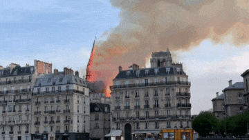 万幸！巴黎圣母院起火垮塌，但已抢救下主体结构！（视频/组图） - 4