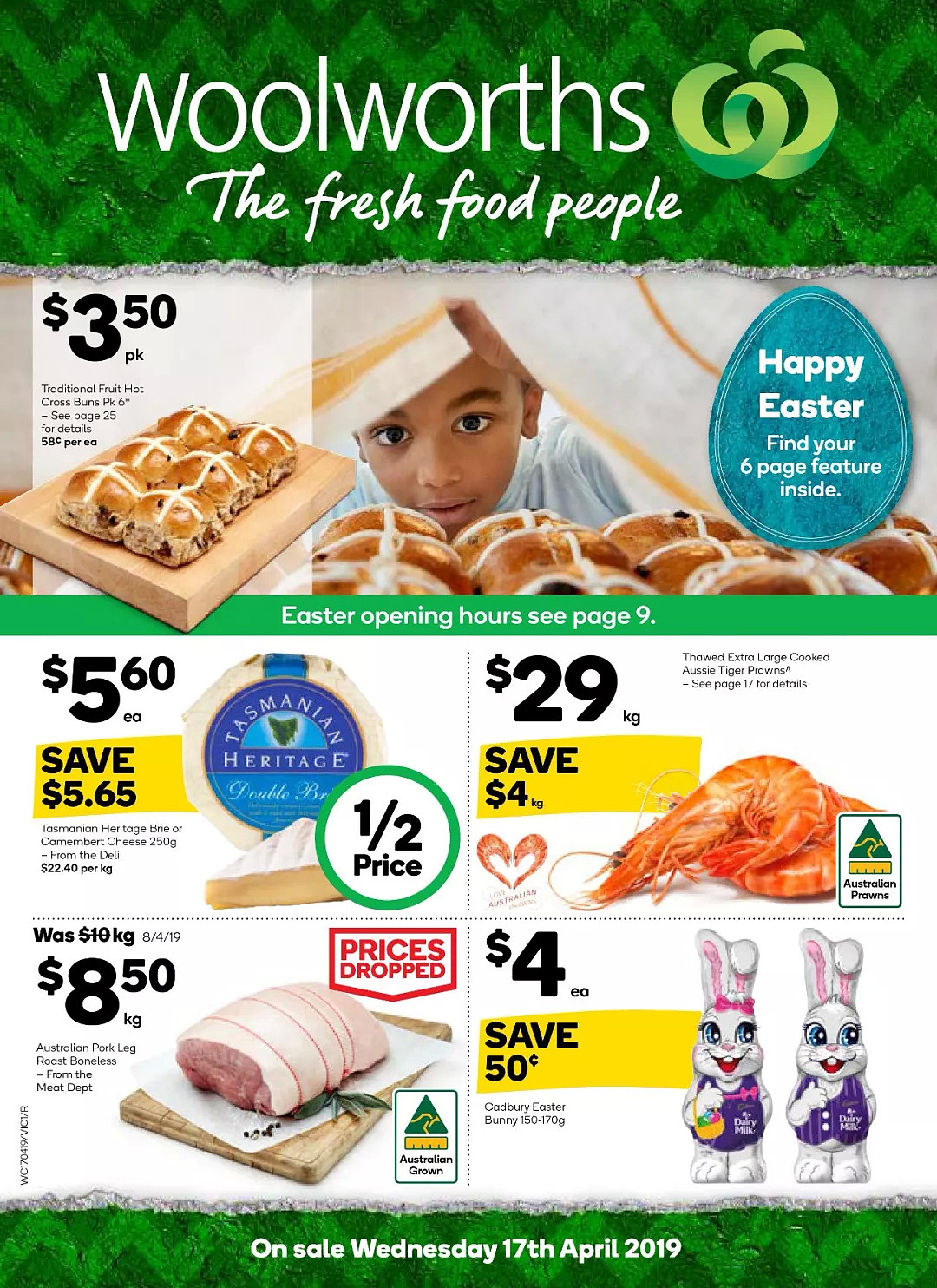 Woolworths 4月17日-23日折扣，油、饮料零食、复活节食品半价（组图） - 1