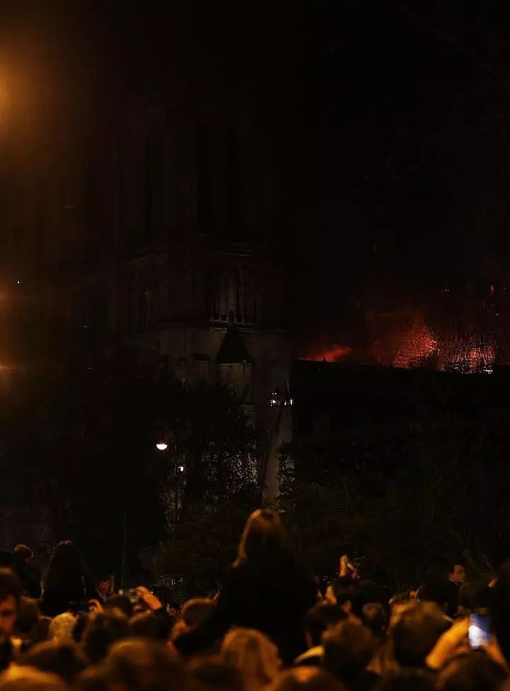 巴黎圣母院起火原因或为电线短路！民众跪地哭泣，久久不肯离去（视频/组图） - 17
