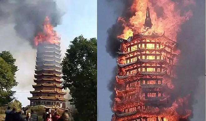 巴黎圣母院被烧世界难过，中国古建筑被毁，竟无一人发声（组图） - 15