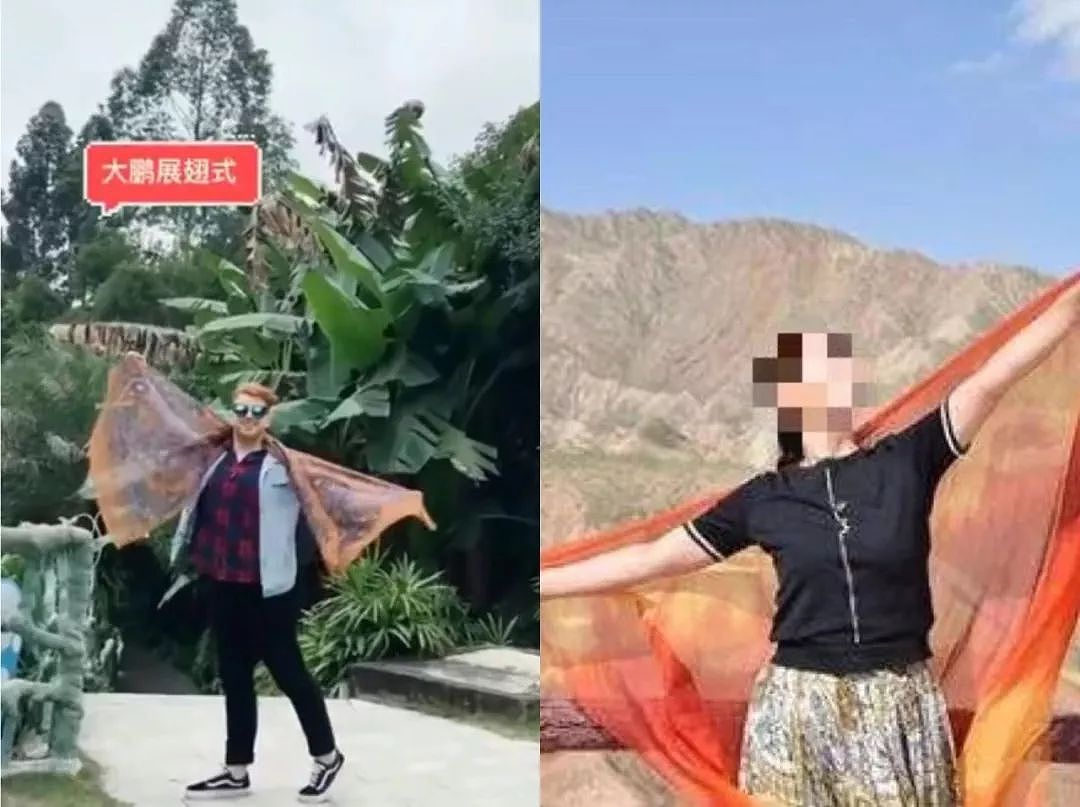 中国大妈拍照到底能有多野？“我就是我，是用挖掘机吊起来的仙女”（组图） - 7