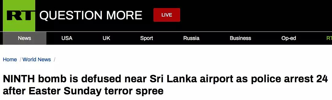 斯里兰卡爆炸现场亲历者讲述当时惨烈的一幕幕…（组图） - 1
