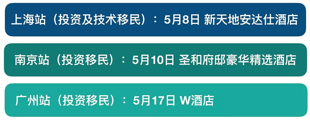 澳洲政府官员、前澳洲移民官亲临，投资/技术移民咨询会（上海、南京、广州巡讲） - 2