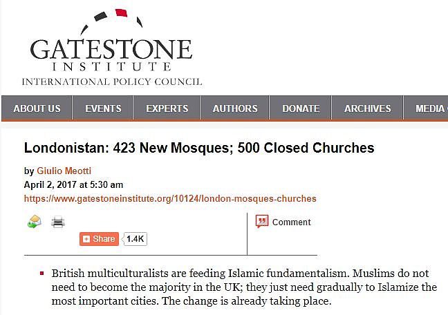 不实！500个教堂关闭，423个清真寺开张，伦敦已成“伦敦斯坦”？