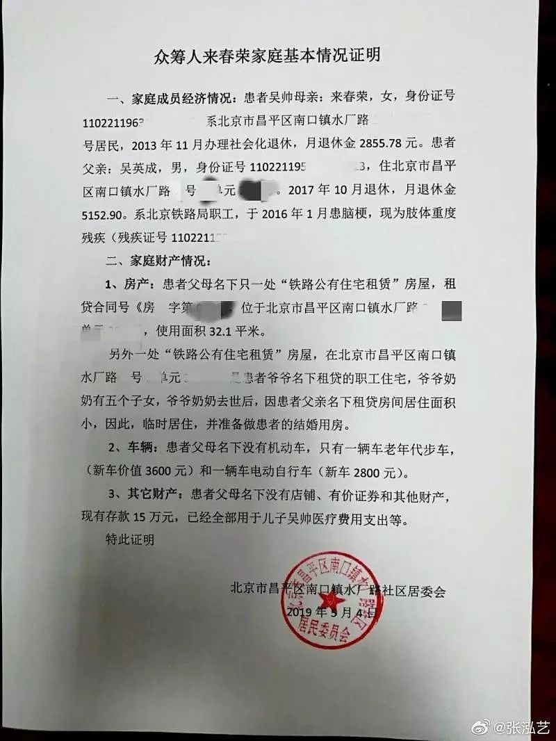 德云社演员脑出血众筹百万，遭网友质疑（组图） - 10