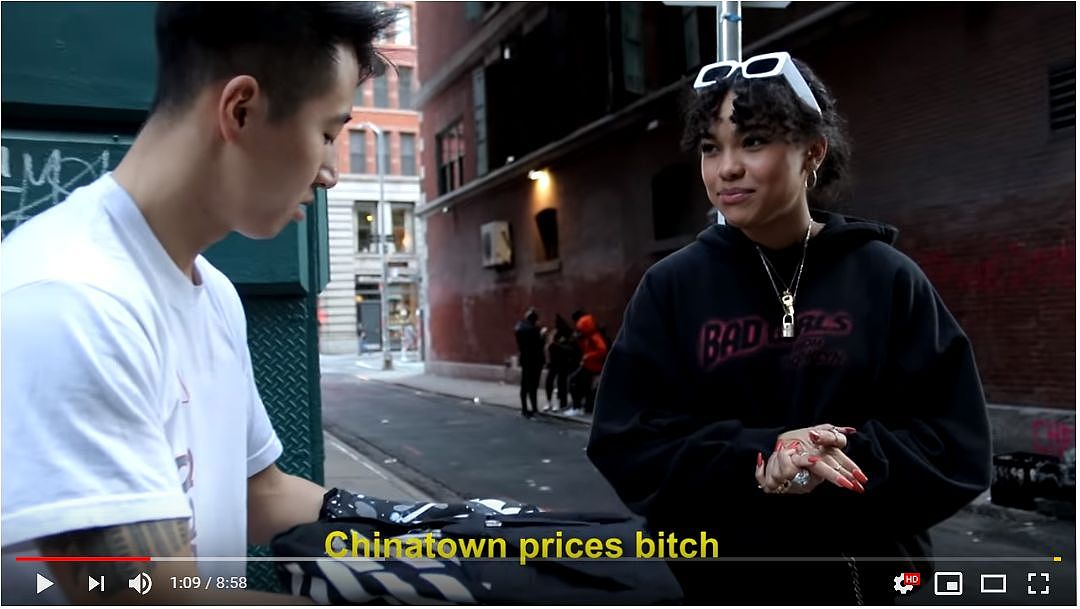 在美国街头卖假Bape，用中国人身份做低素质的事，这个华裔YouTuber引众怒（组图） - 5
