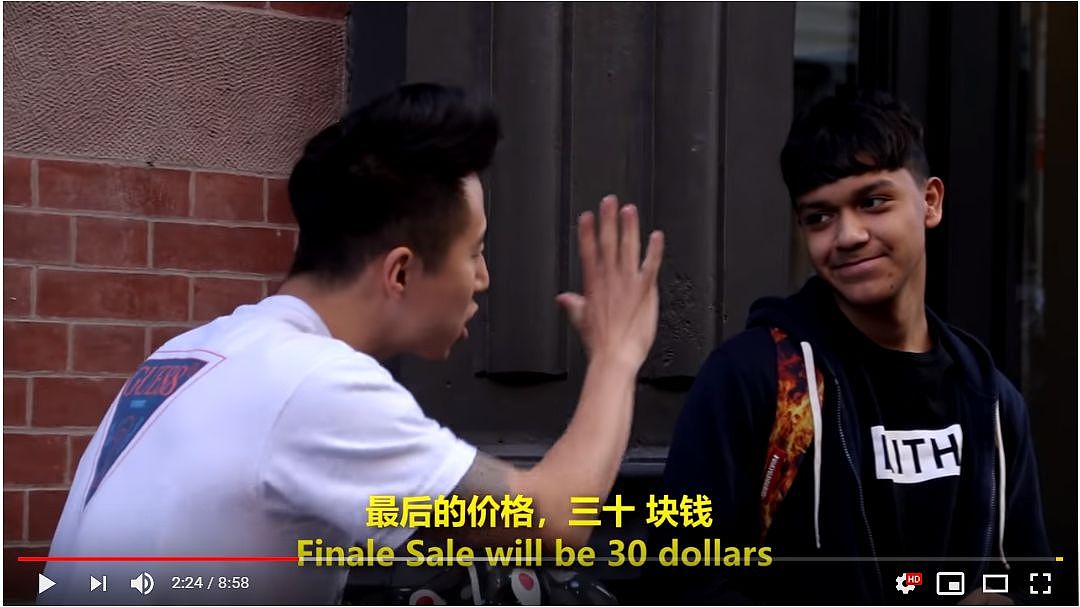 在美国街头卖假Bape，用中国人身份做低素质的事，这个华裔YouTuber引众怒（组图） - 10