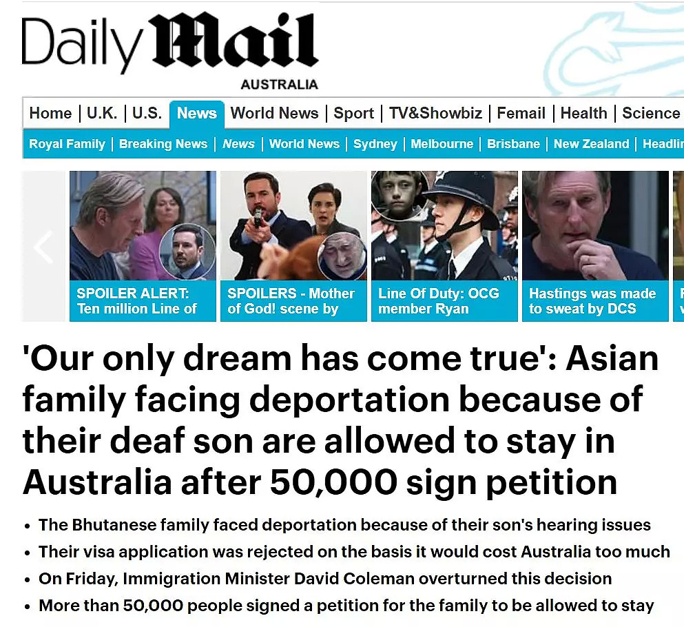 五万澳人请愿改变一个亚裔家庭的命运！移民部长特批PR！澳洲真的太有人情味了吧！ - 1