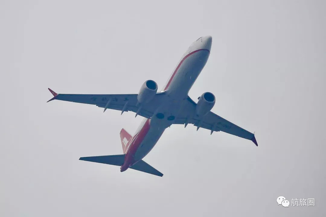 今天一早，一架波音737MAX飞机从上海飞走了…（组图） - 2