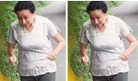 54岁刘嘉玲晨跑被拍，慌张躲避镜头，不化妆的她和普通老太无异（组图） - 4