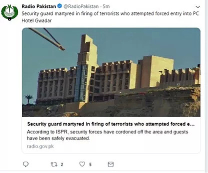 突发！巴基斯坦一五星级酒店遭武装突袭，目标据说就是中国人（组图） - 6