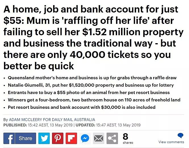 澳洲妈妈出售旗下$152万宠物度假村，而你只需要花$55？！ - 1