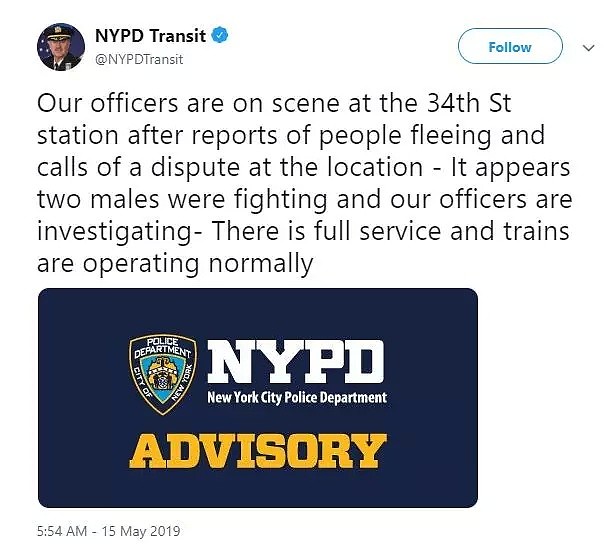 突发惊魂！纽约地铁乘客玩命逃跑 场面一度混乱 背后原因竟然是……（组图） - 7