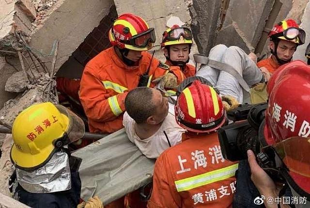 上海一厂房发生墙体倒塌：救出21人 其中7人死亡（组图） - 2