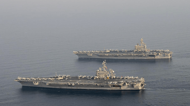 伊朗警告：美军舰已进入导弹“射程范围内（组图） - 1
