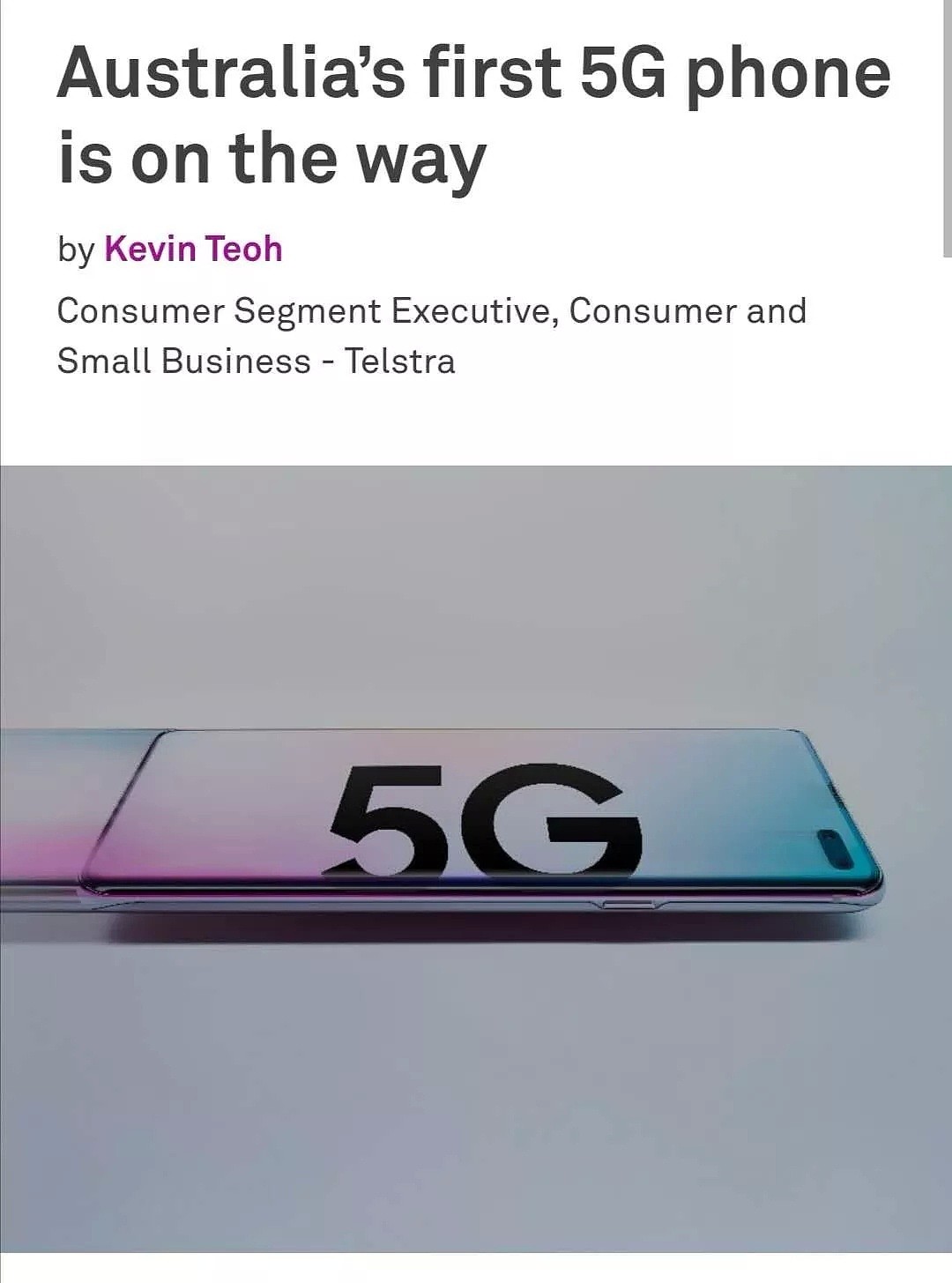 突发！澳洲Telstra宣布启用5G网络服务，一年免费连接！全澳重要城区全覆盖！（组图） - 3