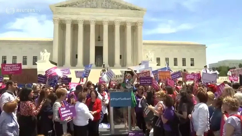 堕胎禁令引起集会抗议，美国最高法院面临各党压力！（组图） - 1