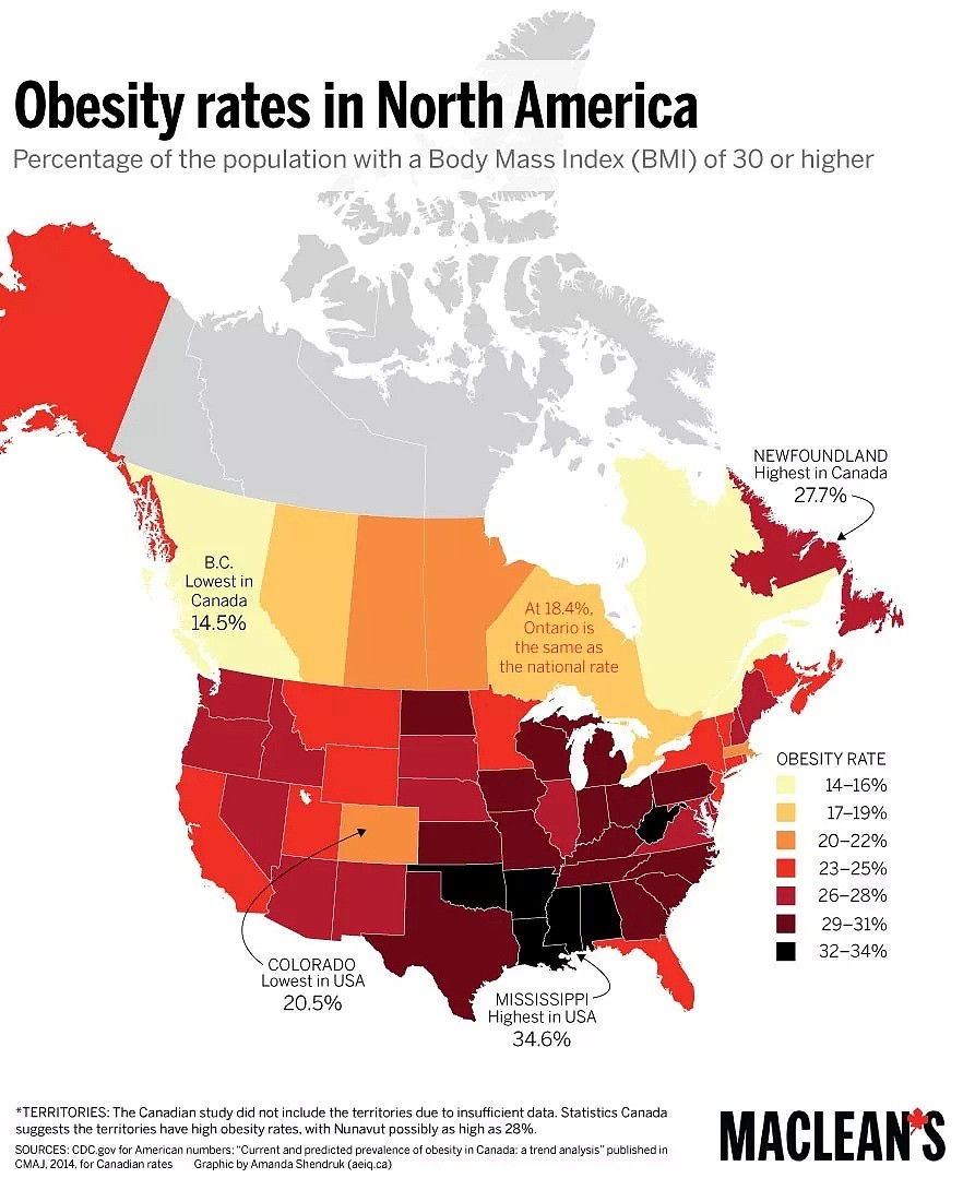 肥胖也是罪？加拿大可能要收“肥胖税”了！税率高达20%，就问谁受得了？（组图） - 2