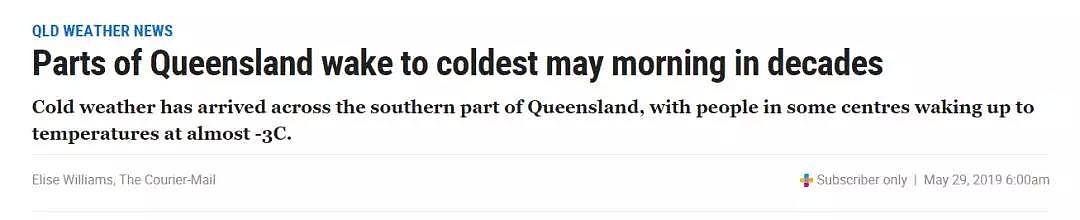 冷风过境，降温、潮汐来袭！明日昆士兰南部或将迎来一场降雪，布里斯班沿海河地带再度面临潮汐 - 3