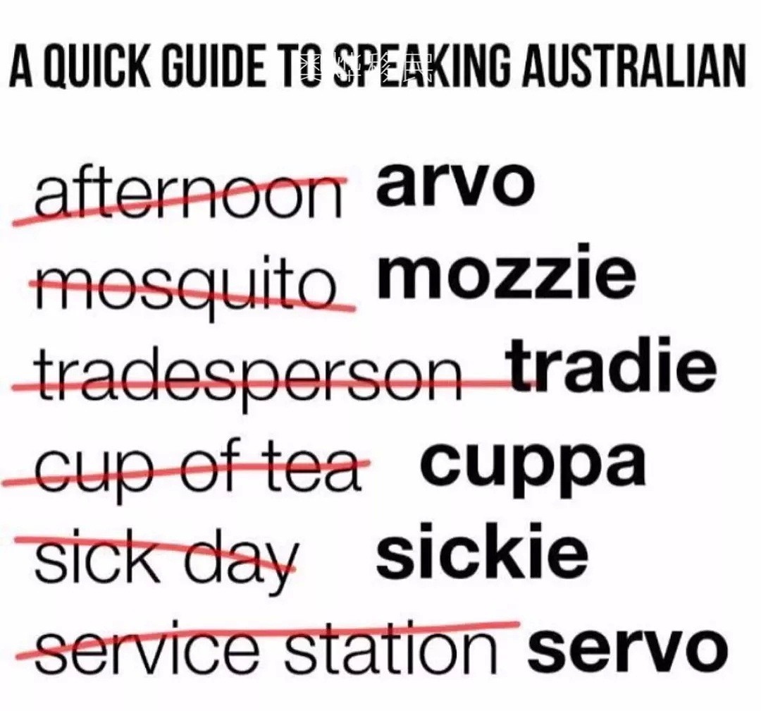 在澳洲生活，你必须知道当地人的这些用语习惯！（图） - 3