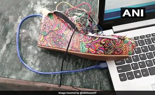 印度防强奸凉鞋：触发按钮报警发出电击，无人机还会飞向遇险者
