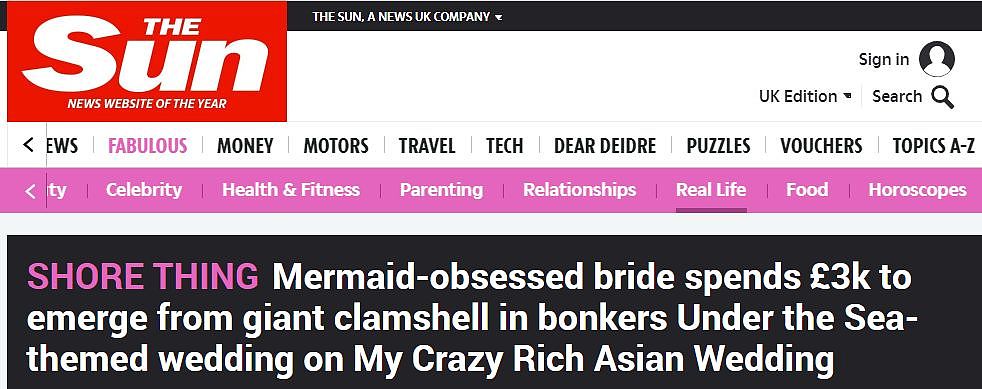 新加坡华人富豪嫁女，世纪婚礼壕出天际，英国媒体争相报道（组图） - 3
