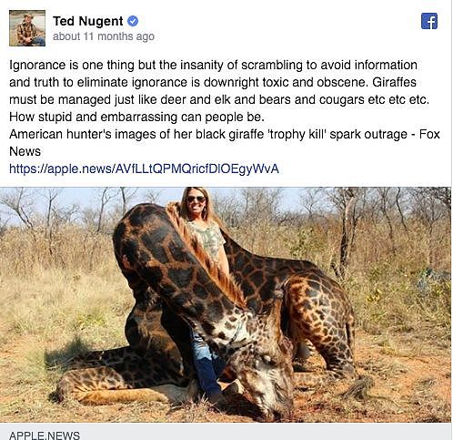 美国女猎人残忍猎杀稀有长颈鹿，还沾沾自喜说这么做为了平衡生态？（组图） - 15