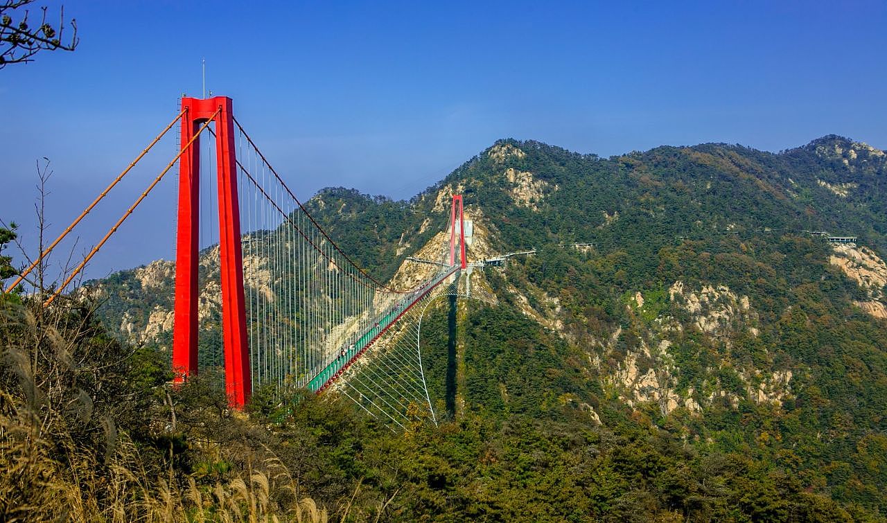 中国建成世界最长人行索桥：横跨420米宽度仅4米（组图） - 1