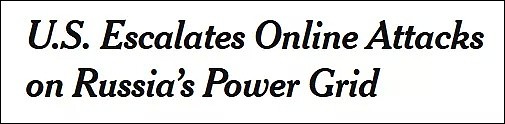 美国被爆料入侵俄罗斯电网，特朗普怒怼纽约时报