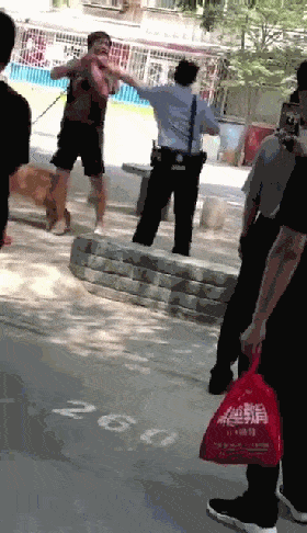 男子遛大型犬拒查 抱摔44岁警察致其腰椎重伤（组图） - 4