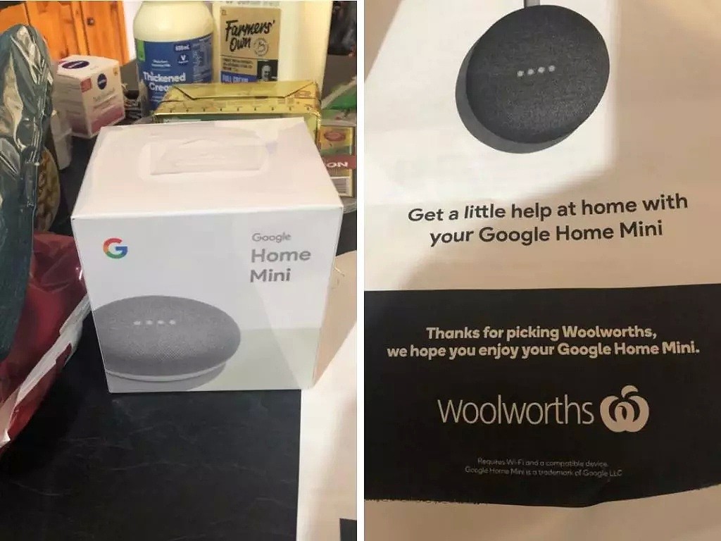 惊喜！Woolworths正在免费送Google Home Mini，人人有机会获得！ - 2