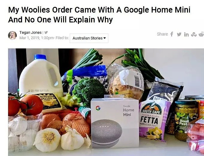 惊喜！Woolworths正在免费送Google Home Mini，人人有机会获得！ - 3