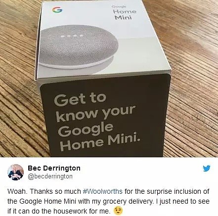 惊喜！Woolworths正在免费送Google Home Mini，人人有机会获得！ - 4