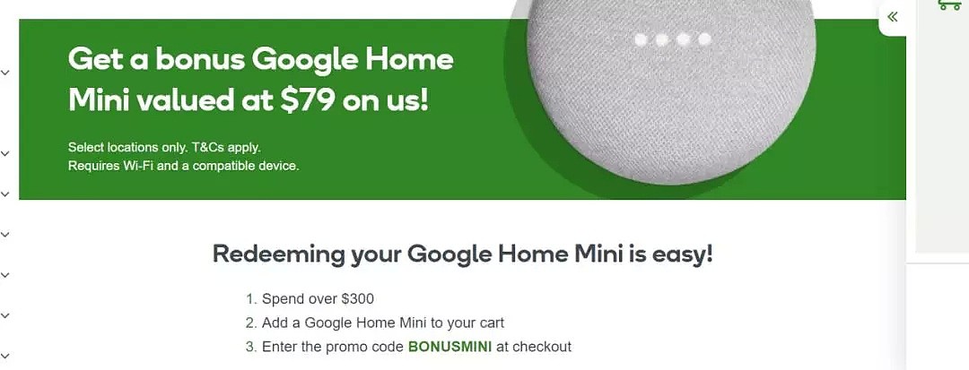 惊喜！Woolworths正在免费送Google Home Mini，人人有机会获得！ - 6