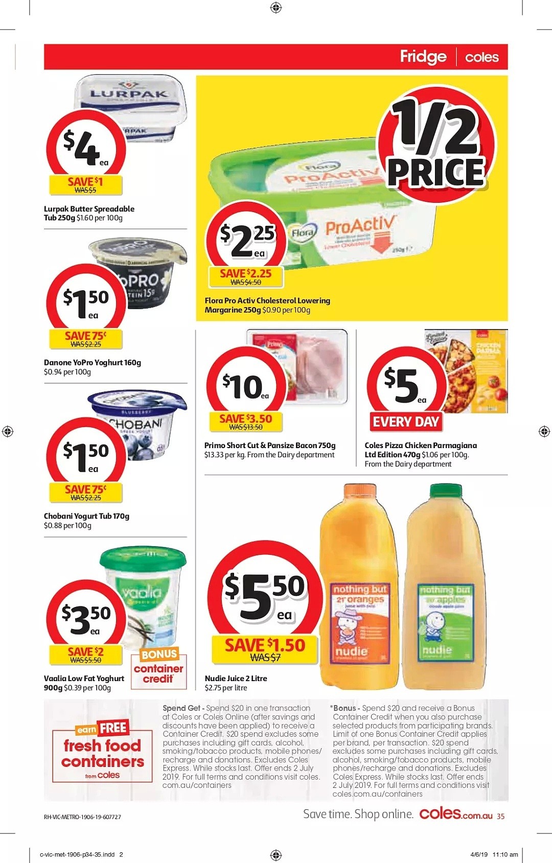 Coles 6月19日-6月25日折扣信息，大米零食饮料半价！ - 35