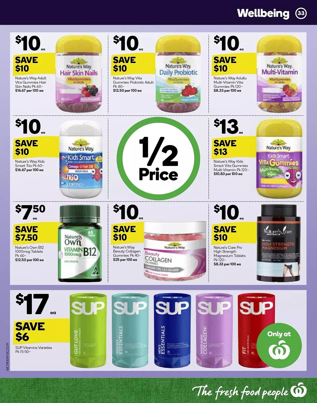 Woolworths 6月19日-6月25日折扣，酸奶、炸鸡排、美发产品都半价（组图） - 33