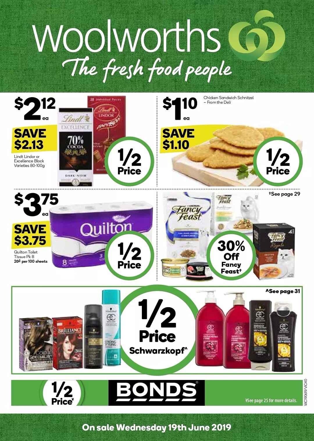 Woolworths 6月19日-6月25日折扣，酸奶、炸鸡排、美发产品都半价（组图） - 40