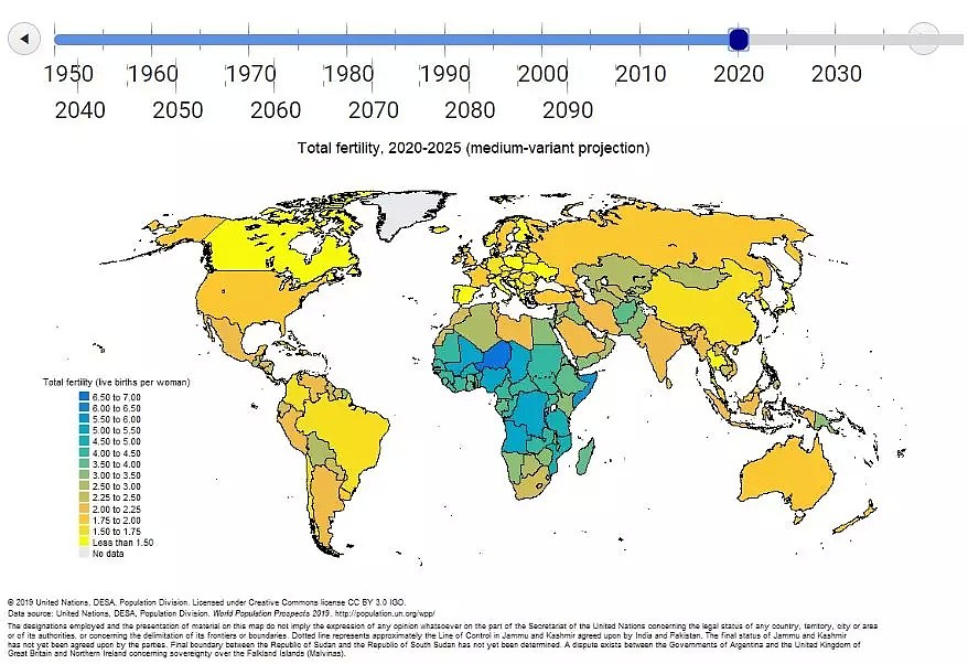 猜一猜2100年，美国、中国、日本人口会是多少？联合国做了一个“大胆”的预测（组图） - 3
