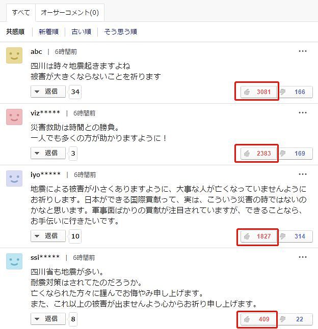 四川6级地震已至13人死亡！日本网友这次一面倒的评论道...（组图） - 12