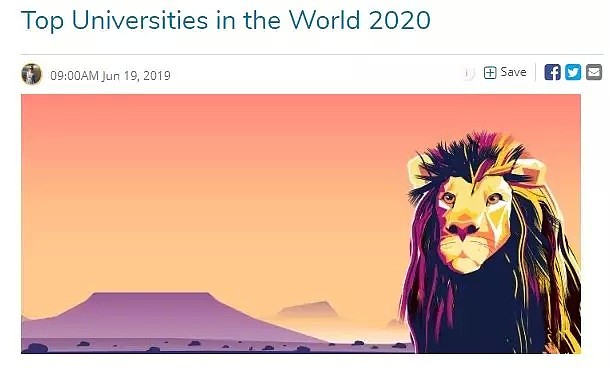 最新！2020年QS世界大学排名出炉，UQ再次杀入Top50，QUT、GU也上榜！昆州除了学风好，风景更好 - 2