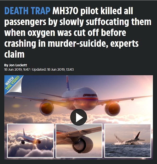 MH370最新调查：乘客被蓄意杀害，坠海前已死亡，机长出轨空姐私生活混乱，有抑郁倾向（组图） - 5
